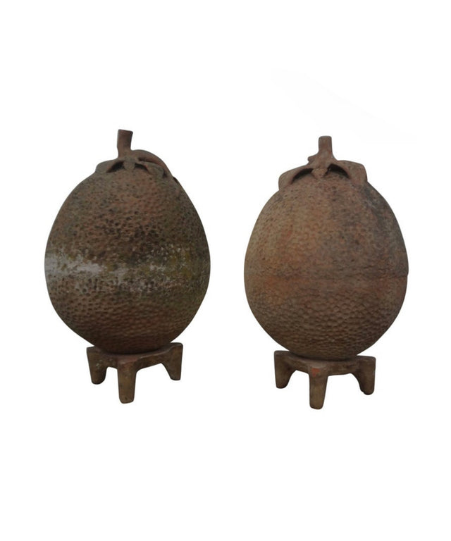 Pair of 19th Century Italian Terracotta Lemons