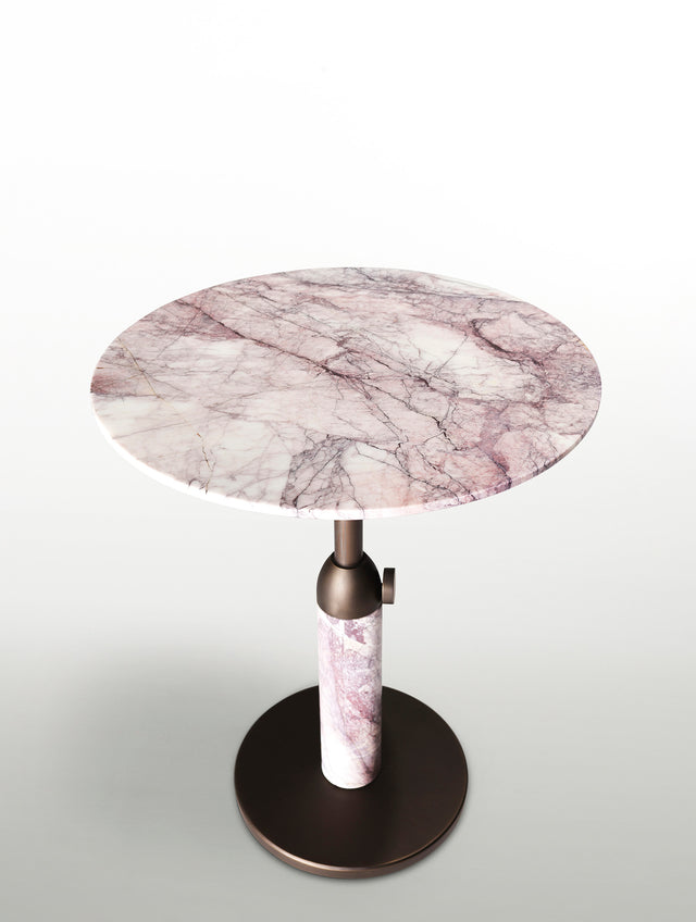 Adjustable Marble Side Table